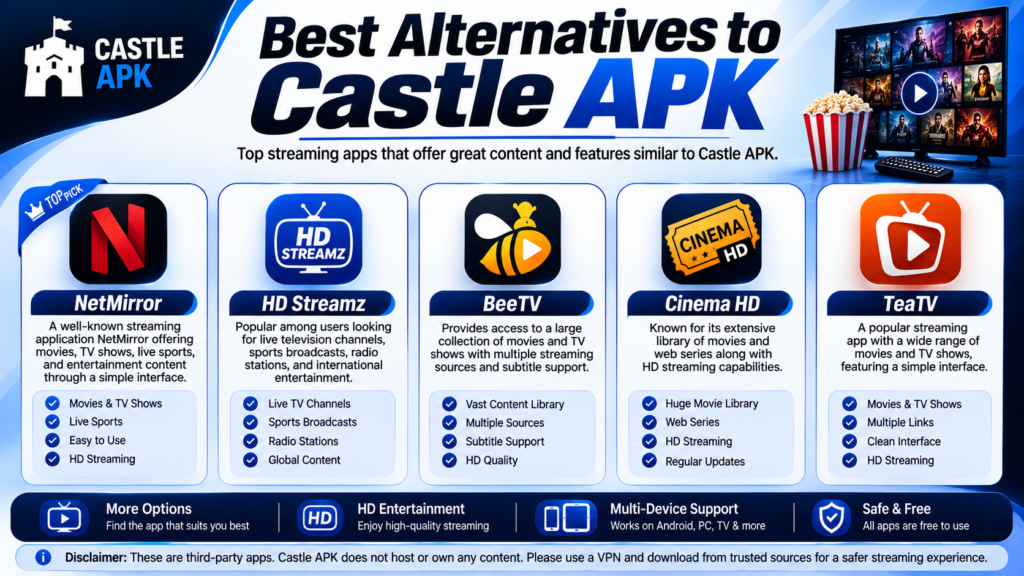 Best Alternatives to Castle APK